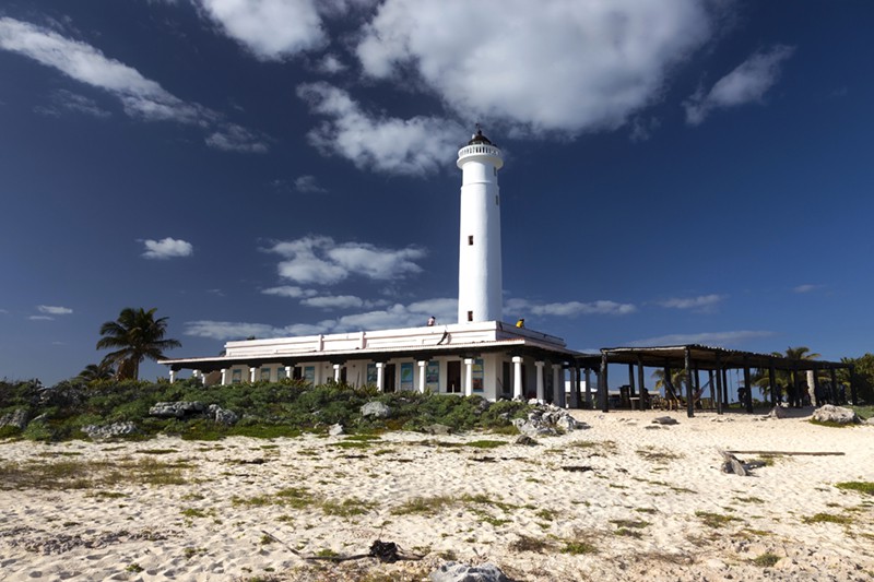 The Celarain Lighthouse in Cozumel