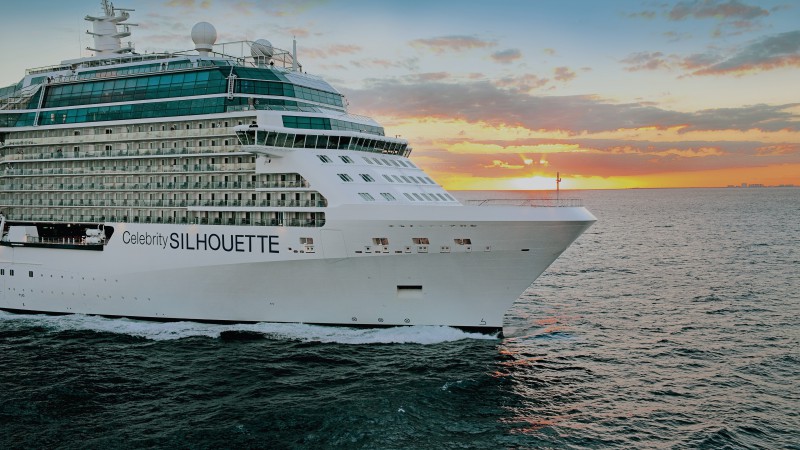 Cruise ships around the world