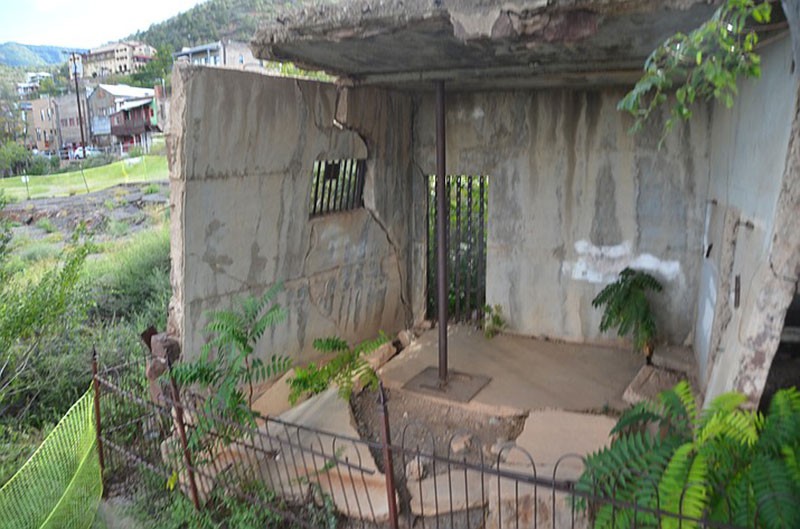 The sliding jail of Jerome, Arizona