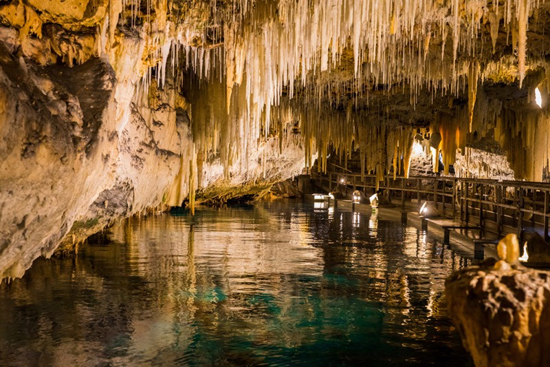 Crystal cave in Bermuda