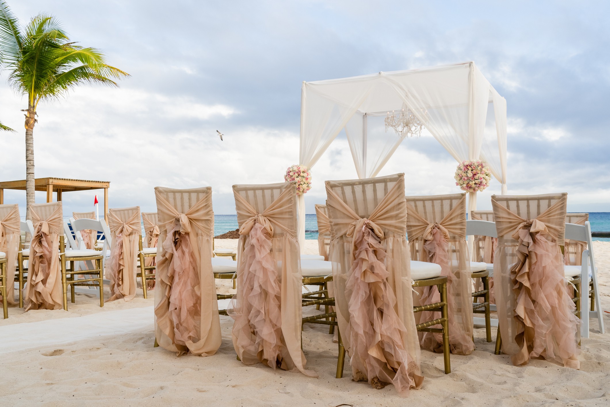 Mayan wedding on the beach