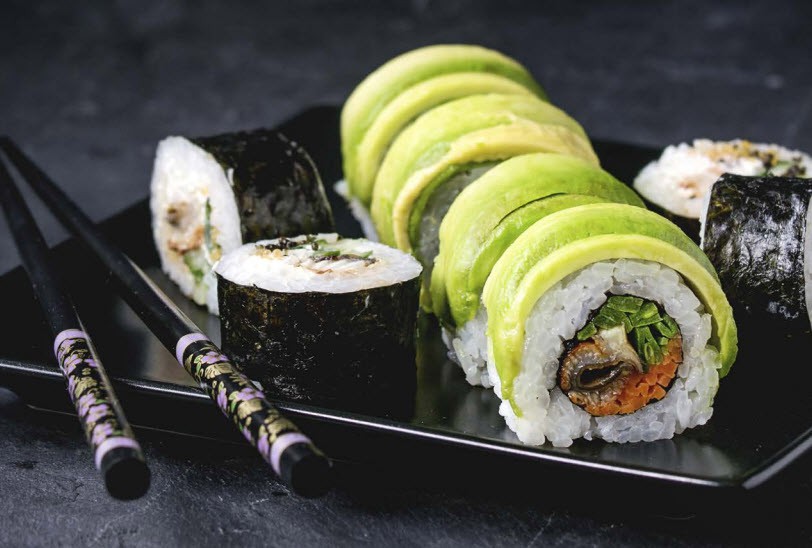 Sushi roll by Roy Yamaguchi