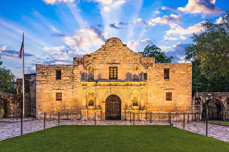 The Alamo in San Antonio Texas