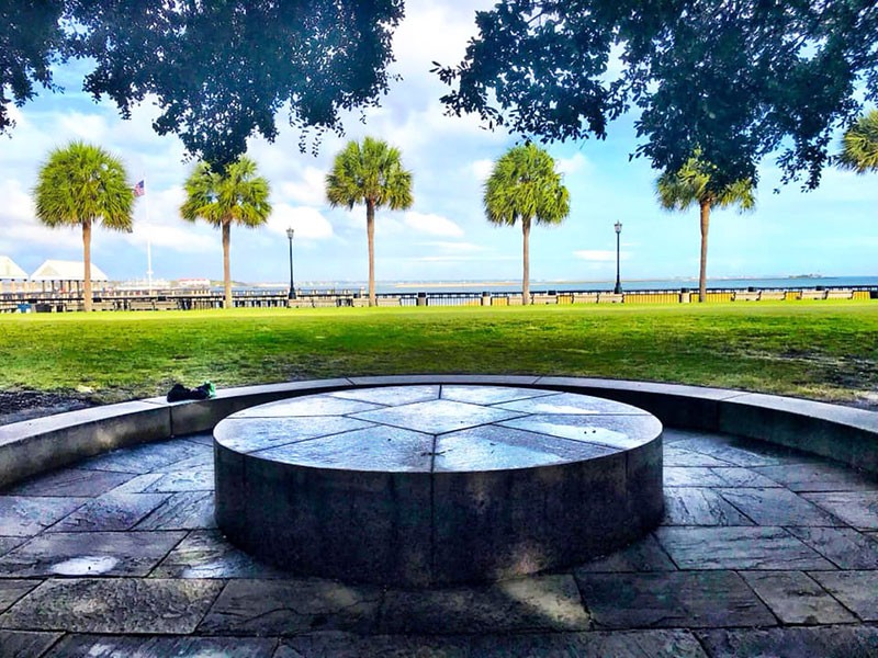 Charelston's Echo Rock at Joe Riley Waterfront Park