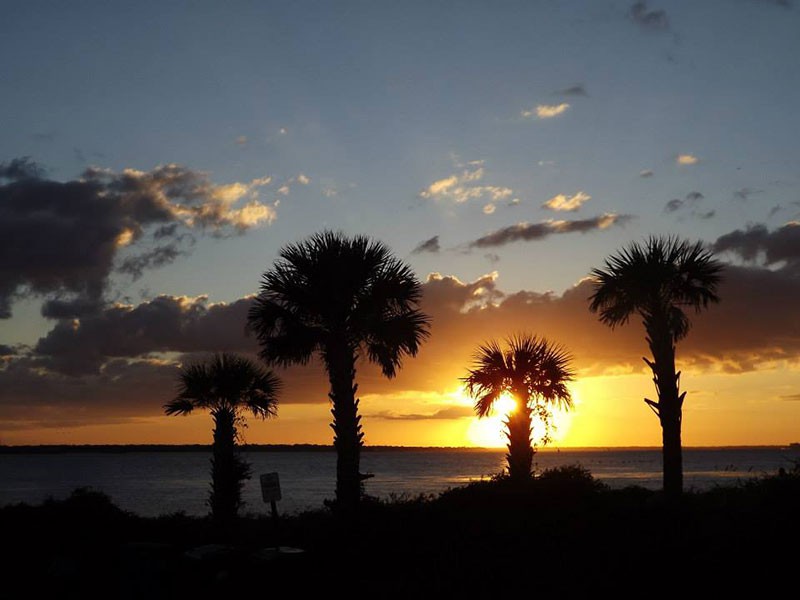 Fort Moultrie Beach Sunset