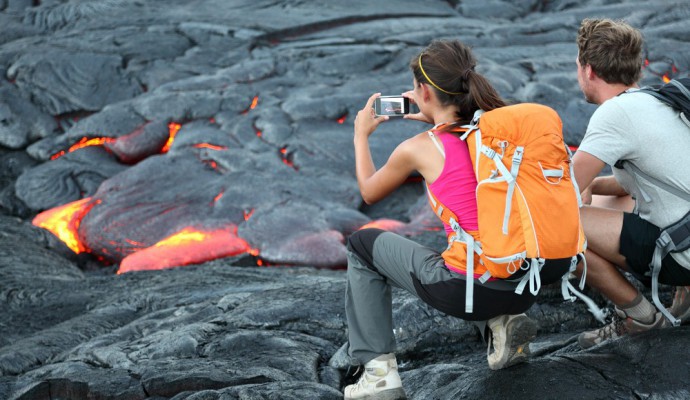 Volcanoes National Park on Hawaii