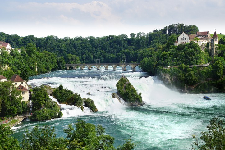 rhine falls switzerland vacation