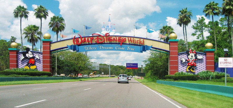 Entrance to Disney World's Magic Kingdom