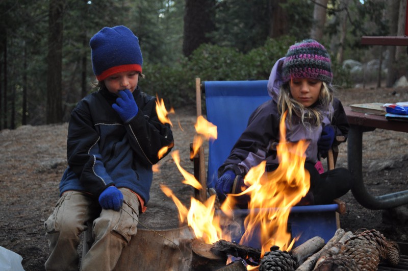 Family camping