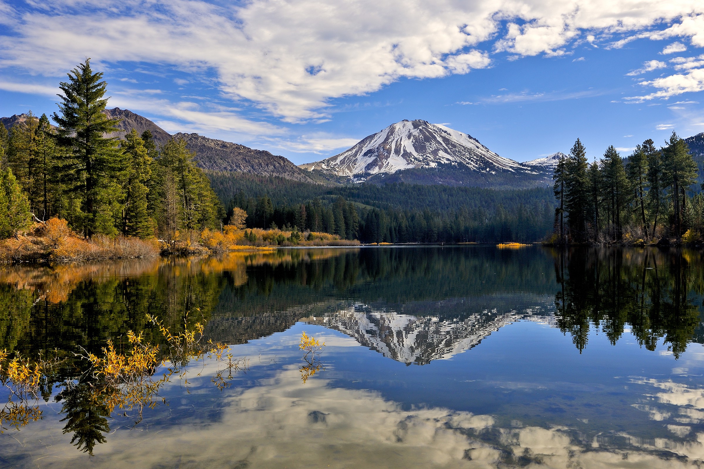 Mount Lassen and Manzanita Lake