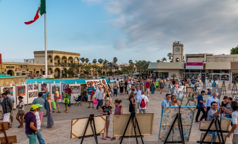 Art show in San Juan los Cabos