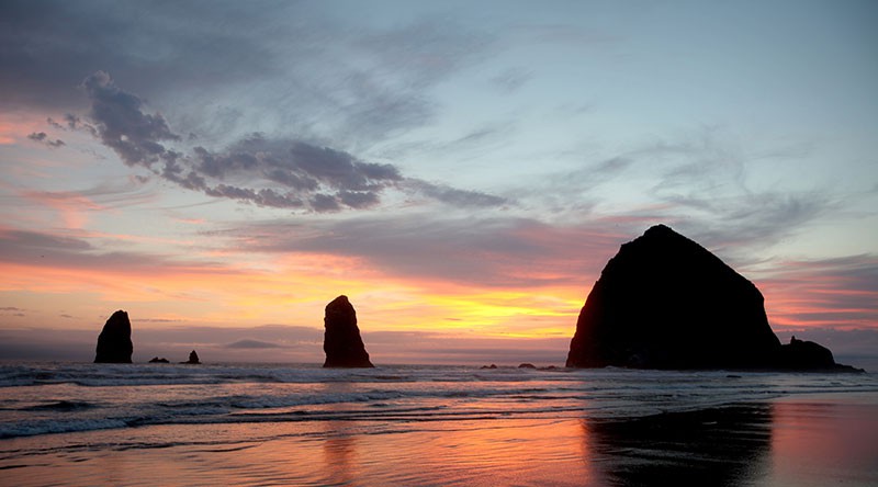 Haystack Rock in Oregon