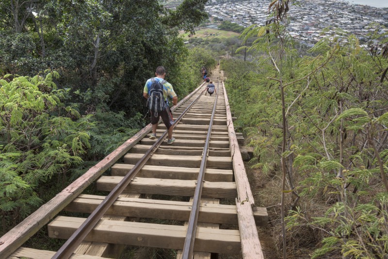 Koko Crater Trail in Oahu