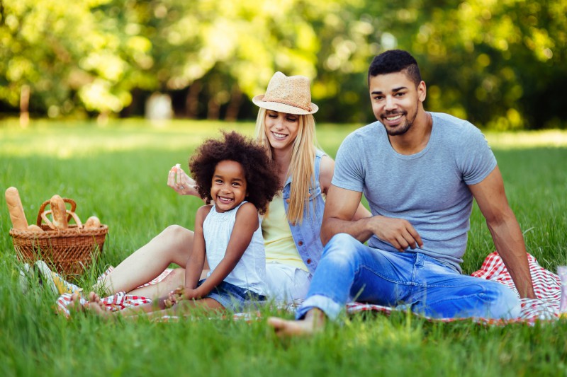 Family enjoying a National Park