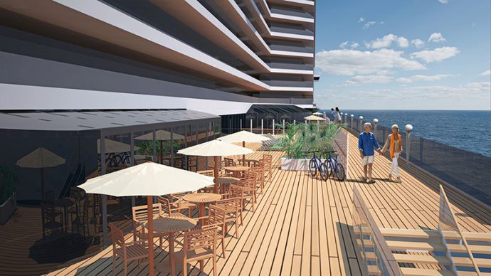 MSC Seaside's Open Air Promenade