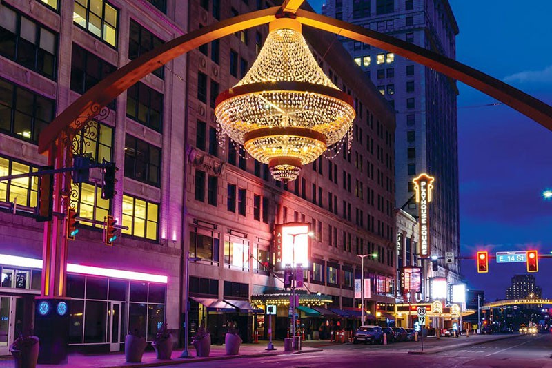 World's Largest Outdoor Chandelier