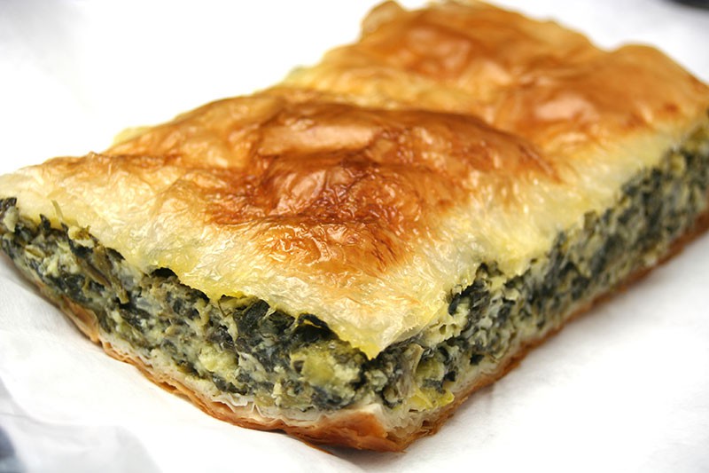 Spinach Pie at Banksia in Kansas City