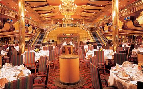 Carnival Liberty Gold Olympian Dining Room