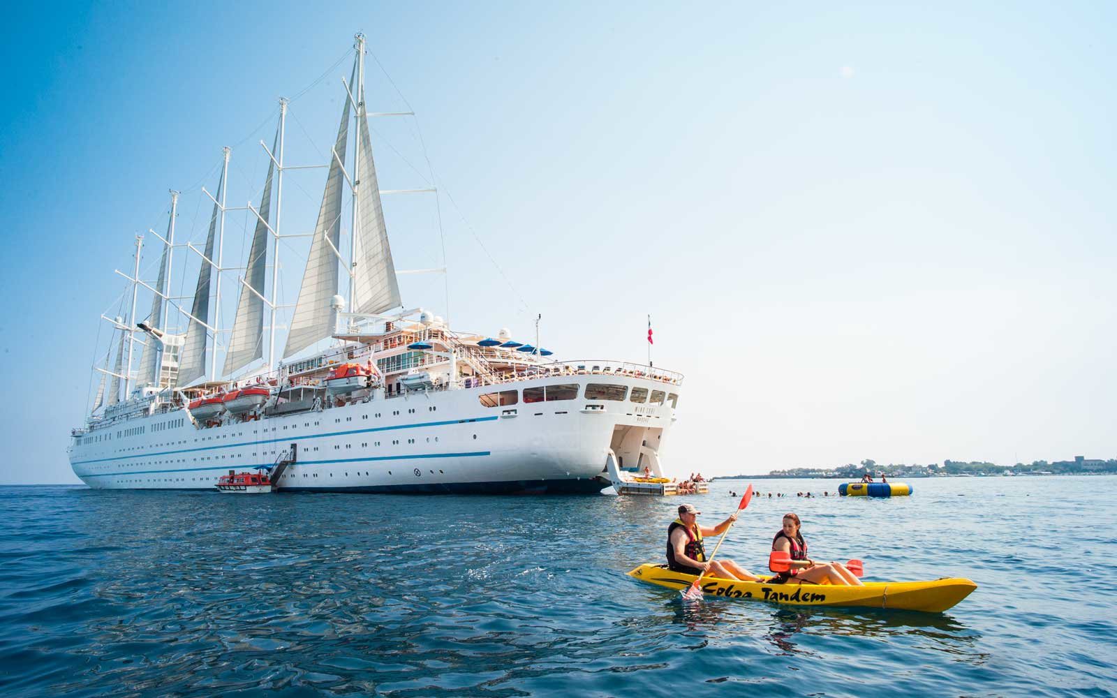 Kayaking from the Wind Surf