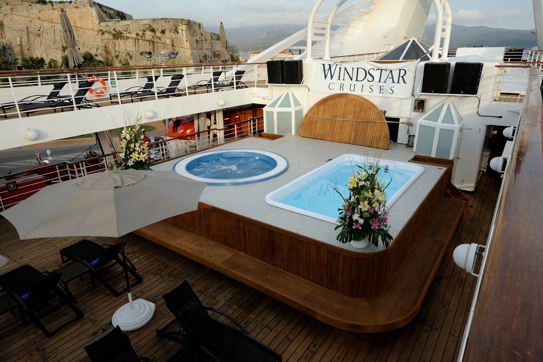 Pool deck on the Star Legend